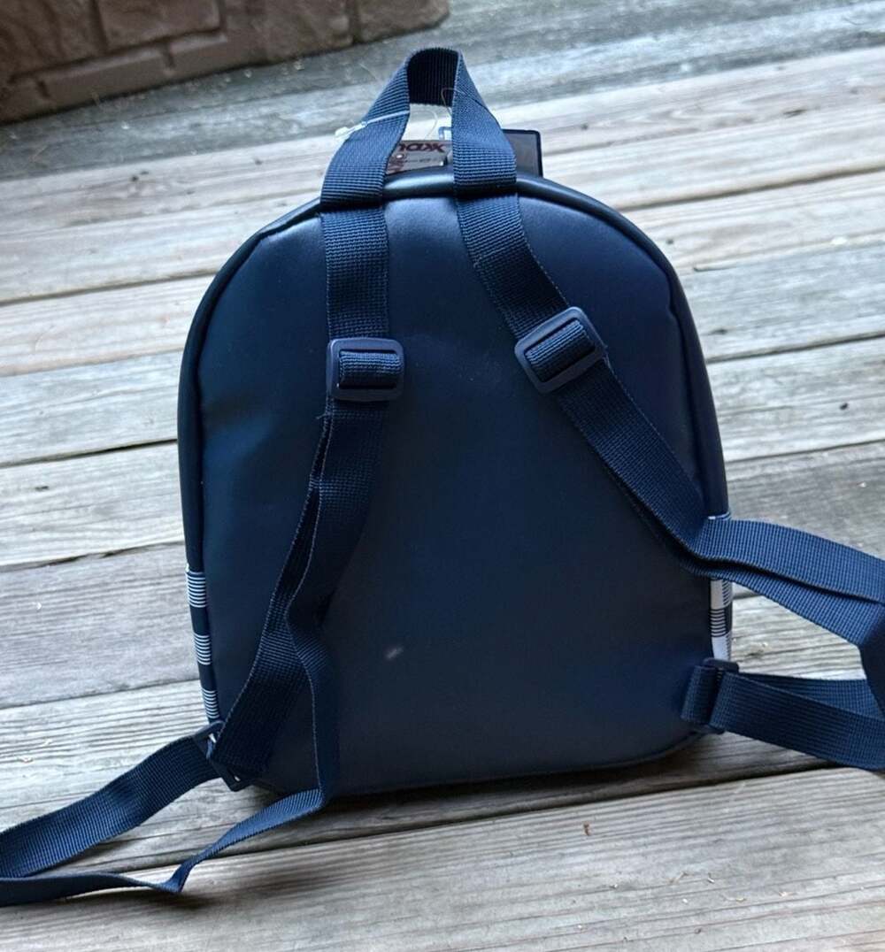 Gilmore Girls Blue and White Gingham Mini Backpack - Picture 3 of 3